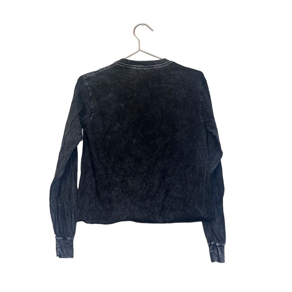 Vintage Bowie Cropped Long Sleeve T-Shirt - Size XS - Picture 6 of 6